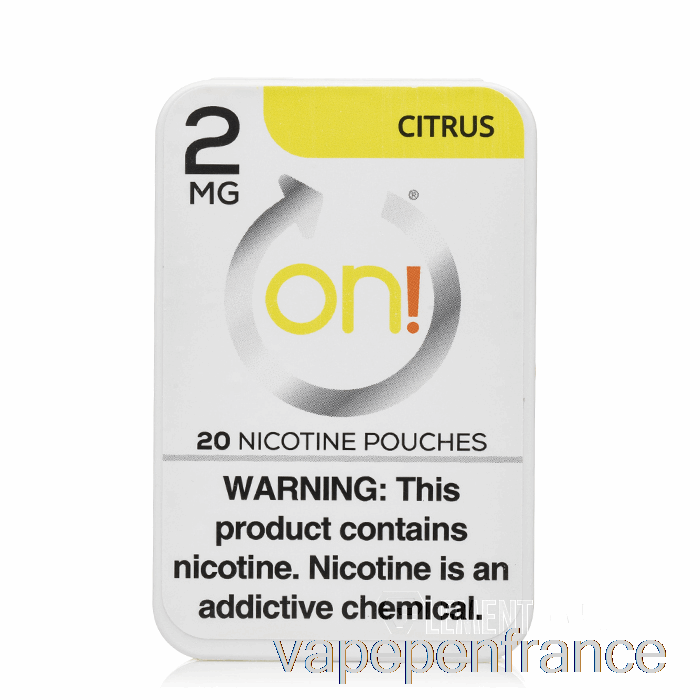 Sur! Sachets De Nicotine - Stylo Vape Agrumes 2mg
